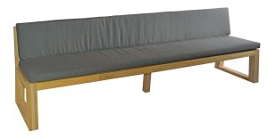 2021 M&L teak Alec bench 270x66 + cushion M5004_preview